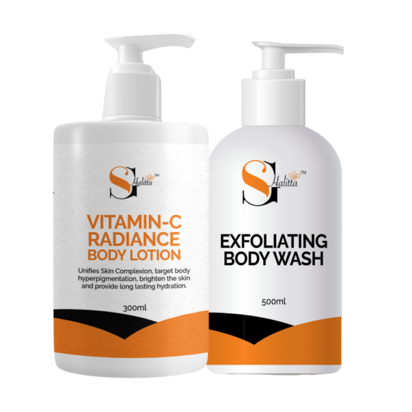 Vitamin C Radiance Lotion and Exfoliating Body Wash