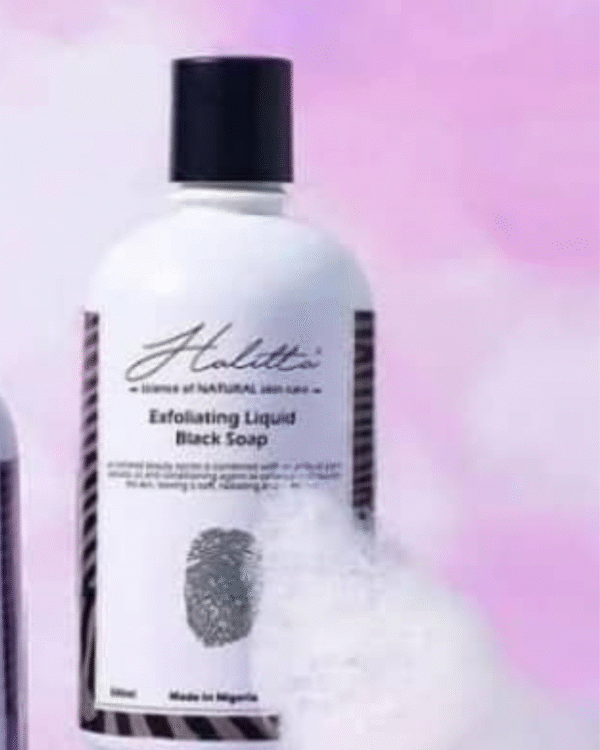 Liquid Exfoliating black soap